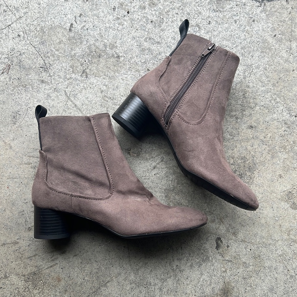 Worn once booties!